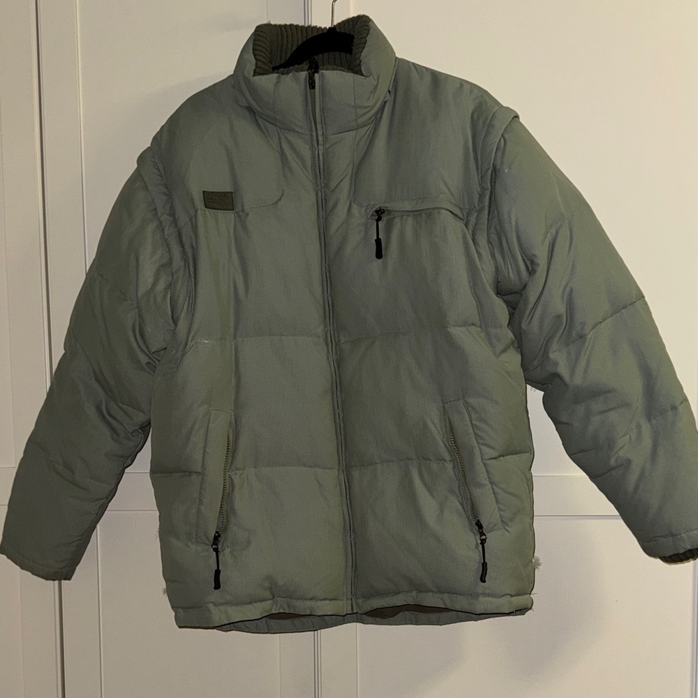 Fila Men's Sage Green Puffer Jacket